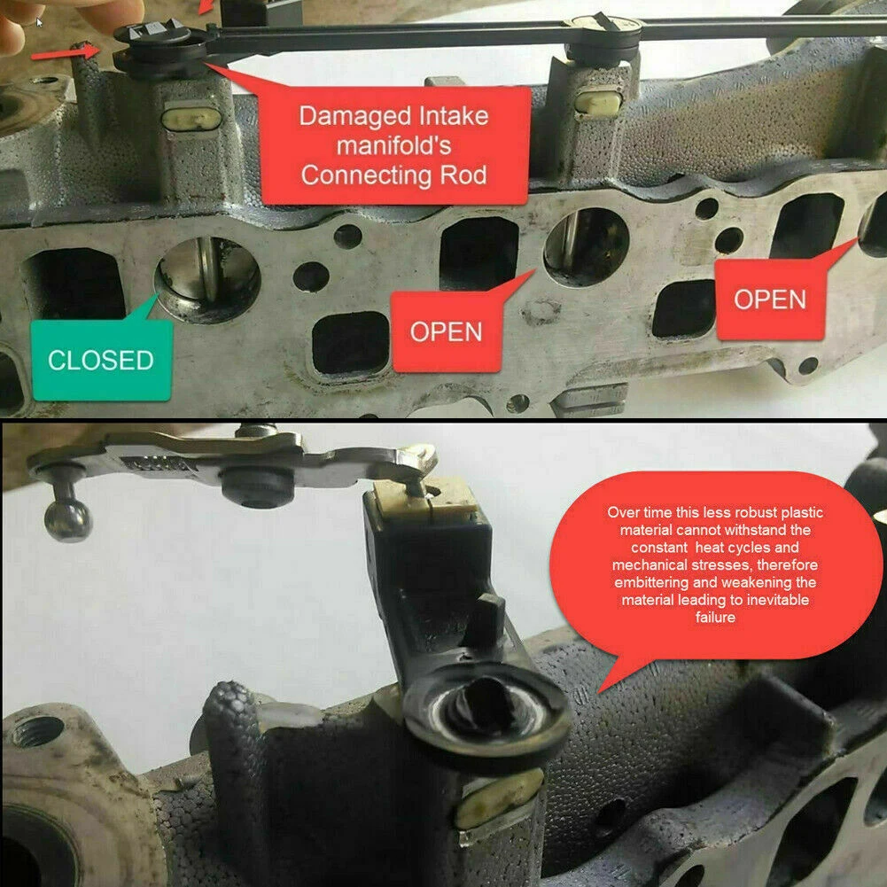 

Air Manifold Intake Repair Kit Vehicle 6420907737 Connect Rods Parts Replacement For Mercedes OM642 V6 3.0 CDI