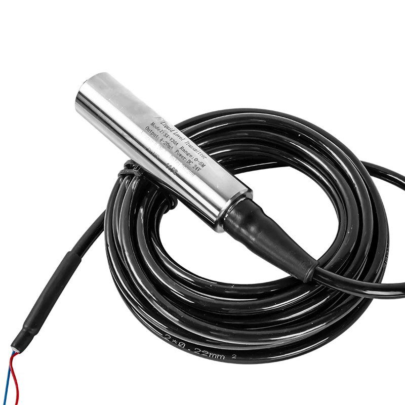 Liquid Level Sensor Pressure Sensor 5m 10m 15m Submersible Level Pressure Sensor Transmitter DC24V Water Tank Control Liquids Meter