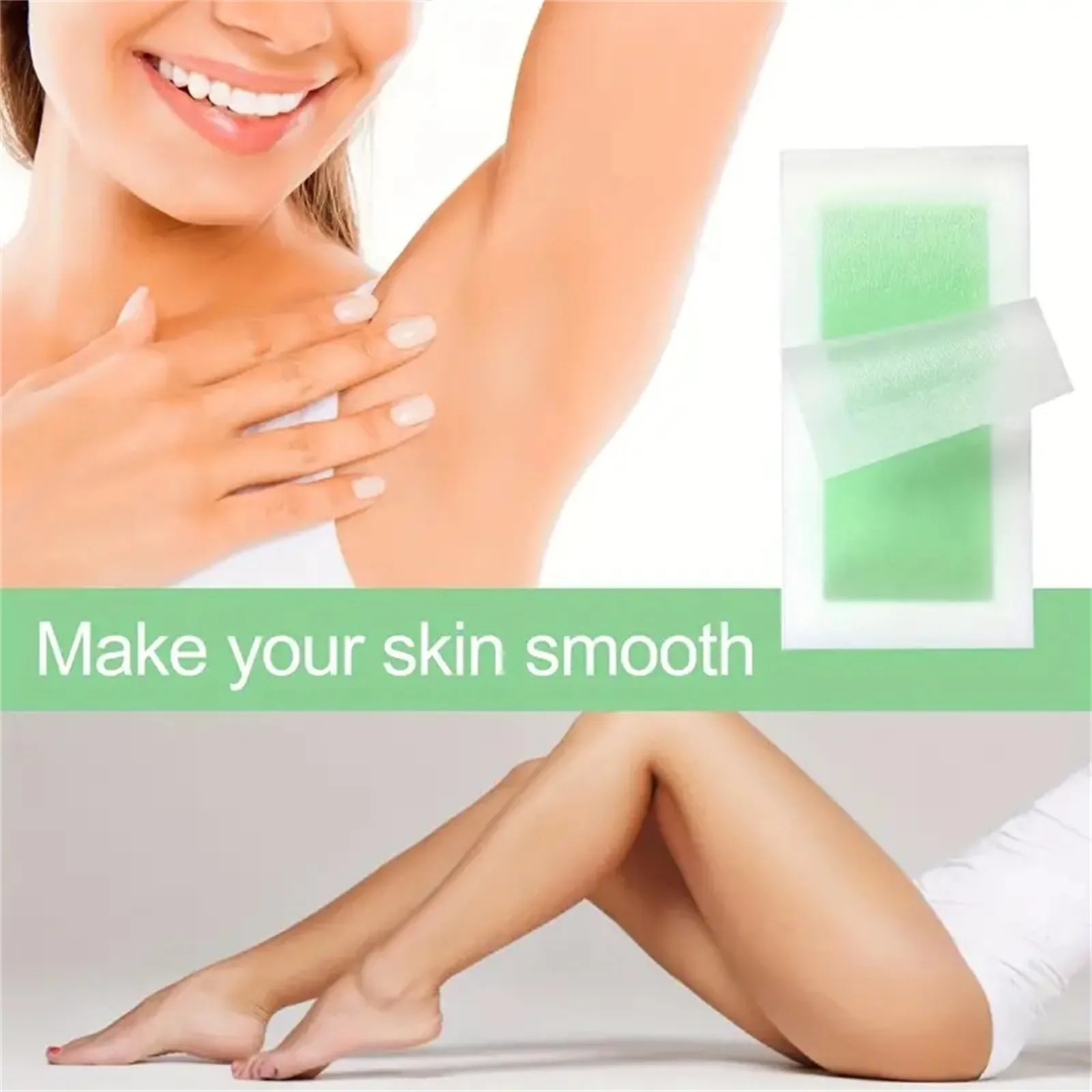 Quick Painless Facial Wax Strips 6
