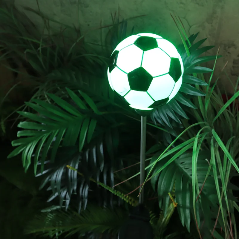 10Pcs Football Solar Lights Outdoors Gardens Energy Courtyard LED Lawns Landscapes Lamps Park Holiday Party Decoration Lightings 100 20th century gardens and landscapes