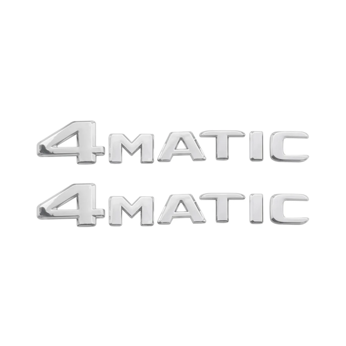

2 шт. 4matic, серебряный Автомобильный багажник, дверь, крыло, бампер, значок, наклейка, эмблема, клейкая лента, наклейка, замена для Mercedes-Benz