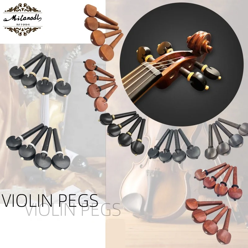 4pcs44SizePegsforViolinsViolasprofessionalViolinStringTuning