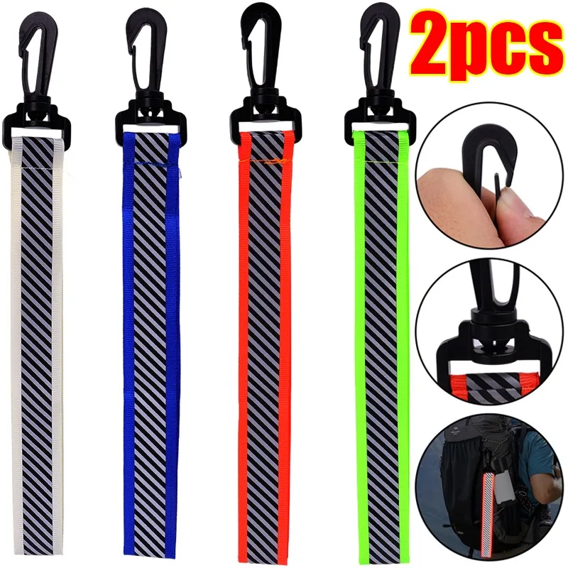 27cm Reflective Keychains High Visibility Reflector Pendant Traffic Safety Marker for Night Cycling Bag Accessories Car Keyrings