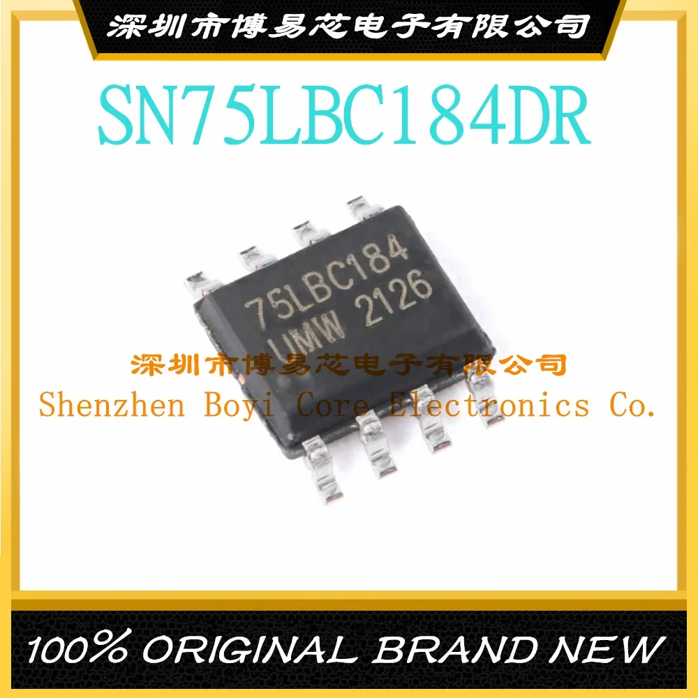 SN75LBC184DR SOP-8 original genuine UMW transient voltage suppression differential transceiver chip max485esa soic 8 original and genuine max485esa t rs422 rs485 transceiver chip