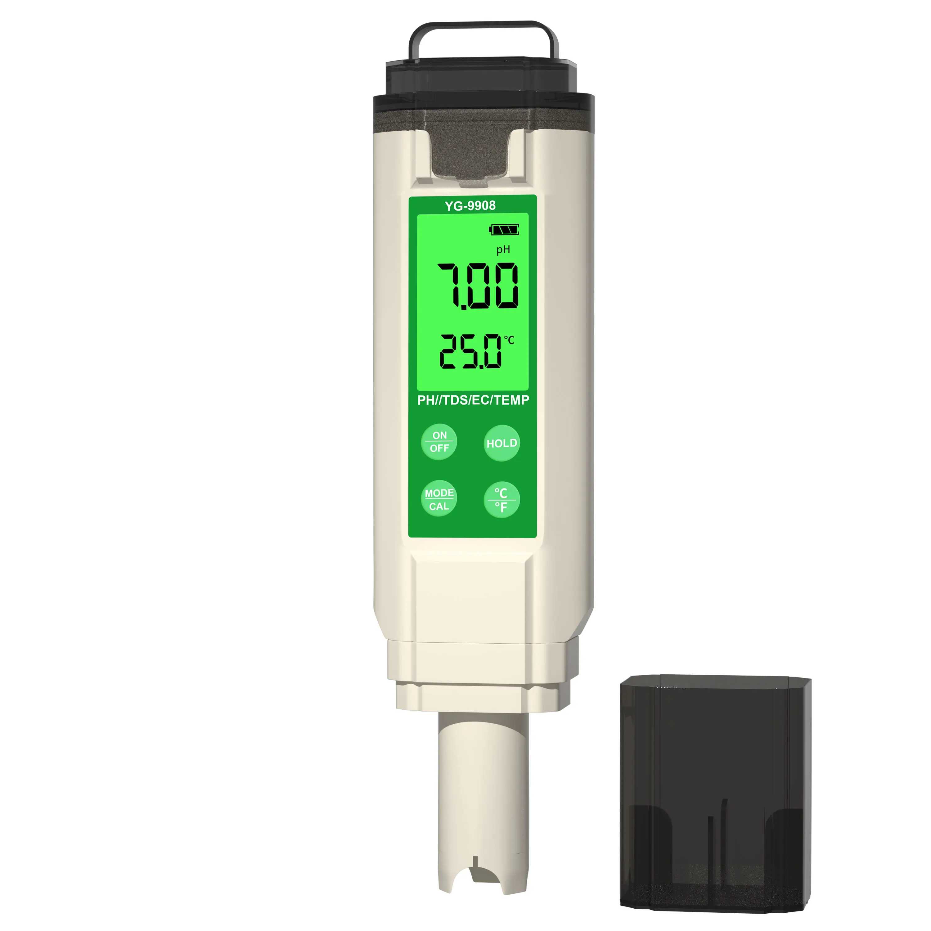 Neues digitales ph meter hydro po nischer wasser qualitäts tester lcd hintergrund licht thermometer ph/ec/tds meter für aquarien trinkwasser spa – Detail 9