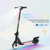 RCB R12 Trottinette Électrique Enfant 6-12 ans, Lumières RGB, Démarrage Non Nul, Double Freinage, Écran LCD, 3 Vitesses, Pliable 2