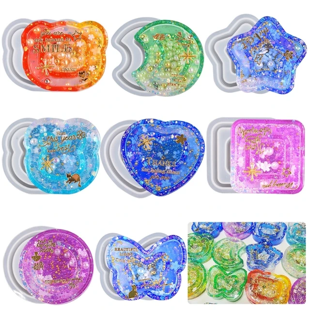 Silicone Mold Resin Epoxy Molds Jewelry Heart  Epoxy Resin Molds Keychains  - Resin - Aliexpress