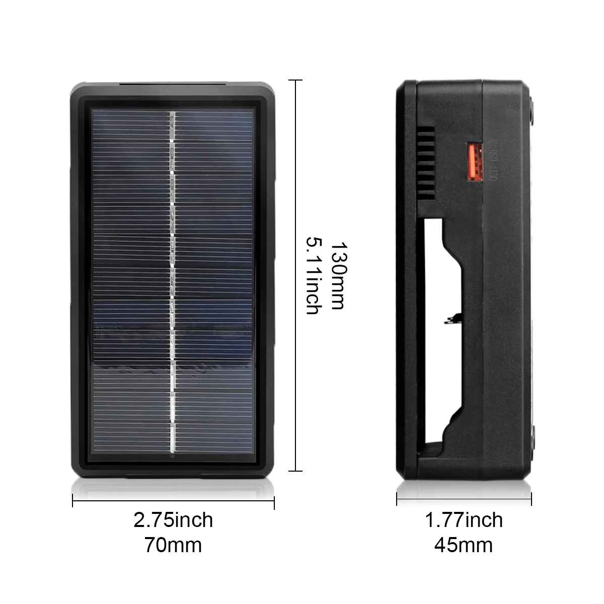 18650 Battery Charger Multi Munctional Solar Type C Intelligent Lithium Battery Holder For 18650 Boxs Power Bank Cases