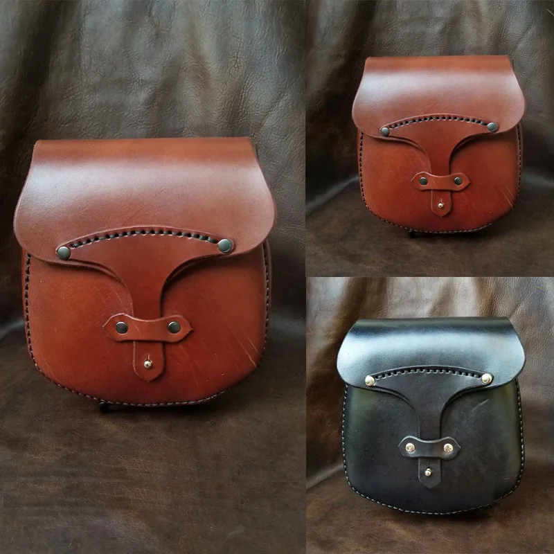 Medieval Pouch Bag Belt Leather Wallet  Pirate Costume Accessory Cosplay Satchel Outdoor Coin Bag Steampunk