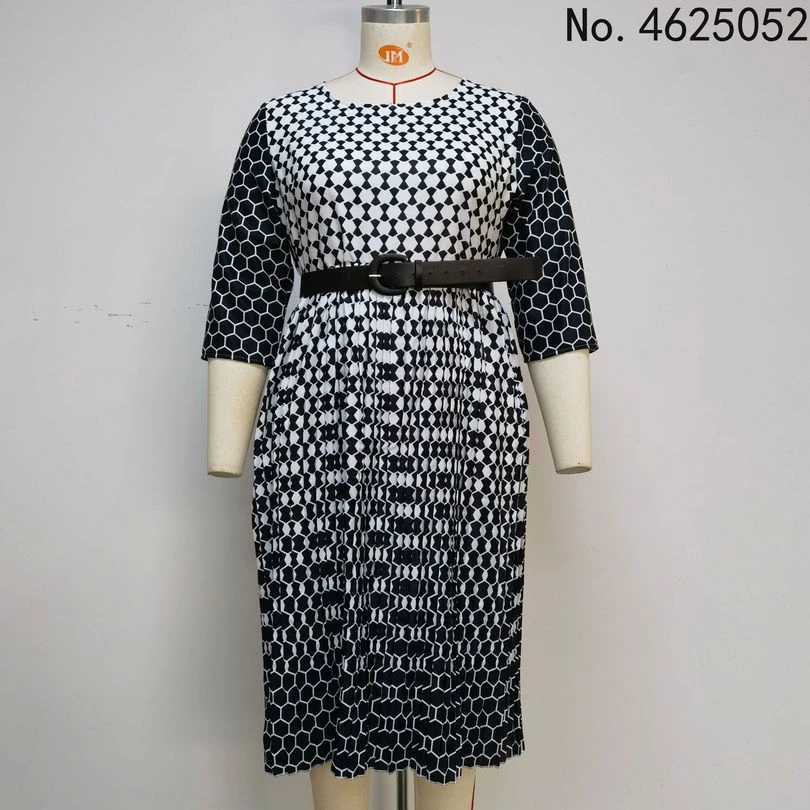 2022 new summer elegent fashion style african women polyester plus size dress 2XL-6XL african style clothing