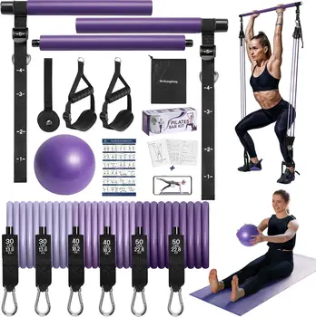 Adjustable Pilates Bar Resistance Kit 1