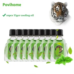 10Pc Hot Sale Tiger Balm Cooling Oil Mosquito Bite Anti-itching Cream Relieve Cold Dizziness Headache Refreshing Medical Plaster