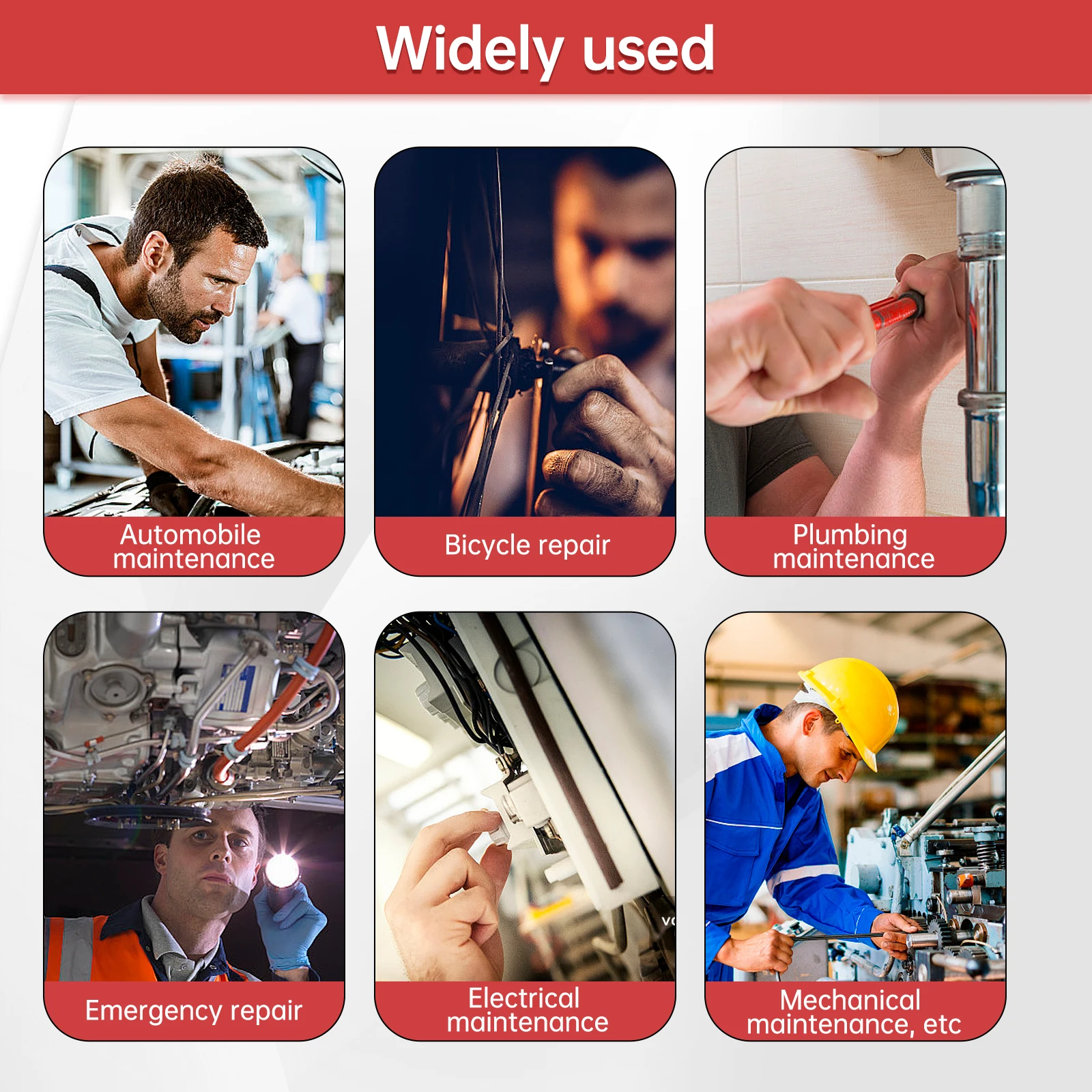 6 قطع من مفاتيح الربط الخطافية، طقم أدوات مفتاح رب...