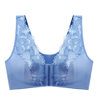 Sexy Front Closure Seamless Bra Minimizer Bra Deep Cup Plus Size Bras for Women Underwear Wireless Lingerie Anti-Sag Push up Bh 1