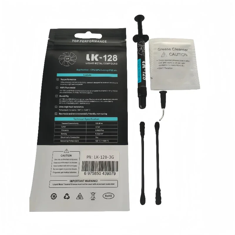 Thermal Conductive Paste Thermal Paste Liquid Metal LK-128 heat conduction thermal Compound for CPU GPU Graphics card laptop heat dissipation liquid grease heatsink