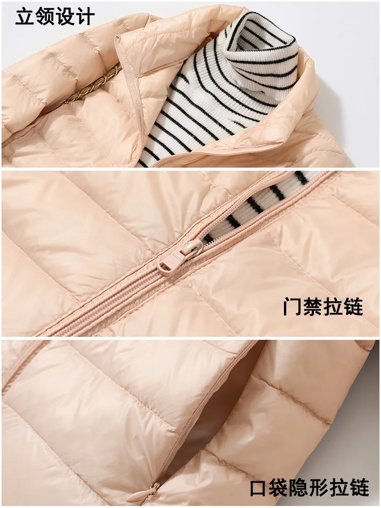 Women Short Slim Fit Puffer Jackets 2023 New Arrivals Spring Female Ultra Lightweight Packable Warm Coat Portable Outwear Coats 5