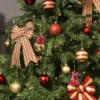Christmas Bells Giant Rattle Xmas Party Decoartion Craft Hanging Ornament Tree Pendant Jingle Berry Bow Tie 5