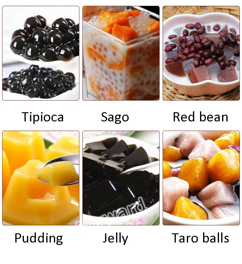 110V 220V 5L 6L Small Bubble Tea Pearl Cooking Cooker Machine Tapioca Ball Cooker Pot Sago Electric
