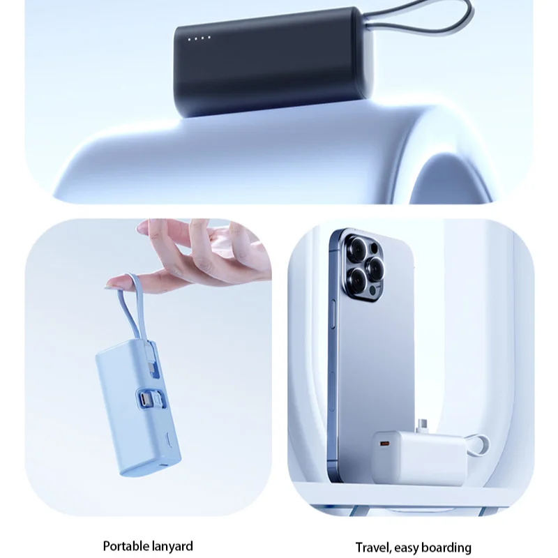 50000mAh Power Bank Super Fast Charging Battery 4 in 1 High Capacity Digital Display PowerBank For iPhone Samsung Huawei New 5