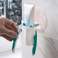 1PC Plastic Toothbrush Holder Toothpaste Storage Rack Razor Toothbrush Dispenser Bathroom Storage Rack Bathroom Accessories Tool 2