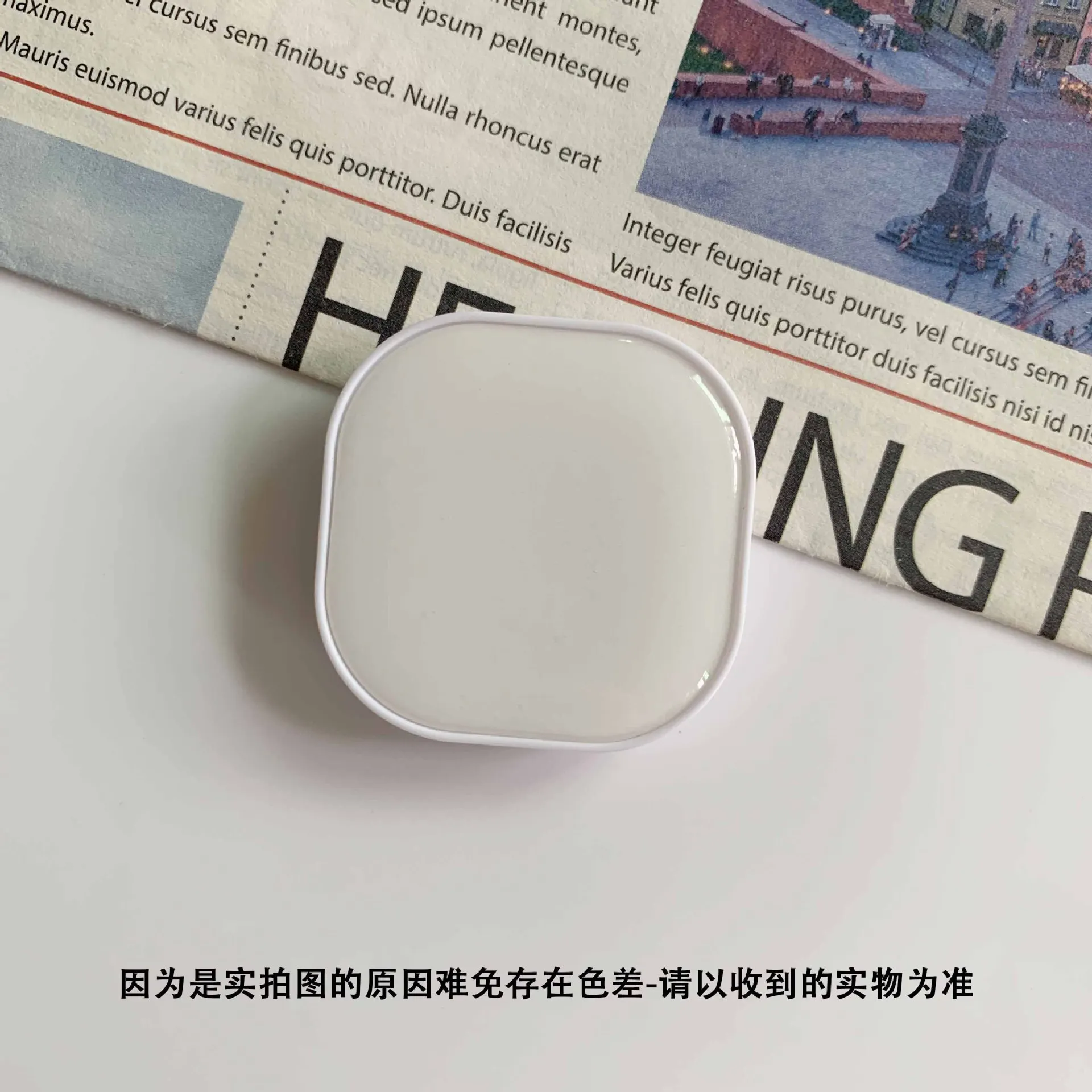 Chic Square Pop-Up Phone Grip and Stand Accessory