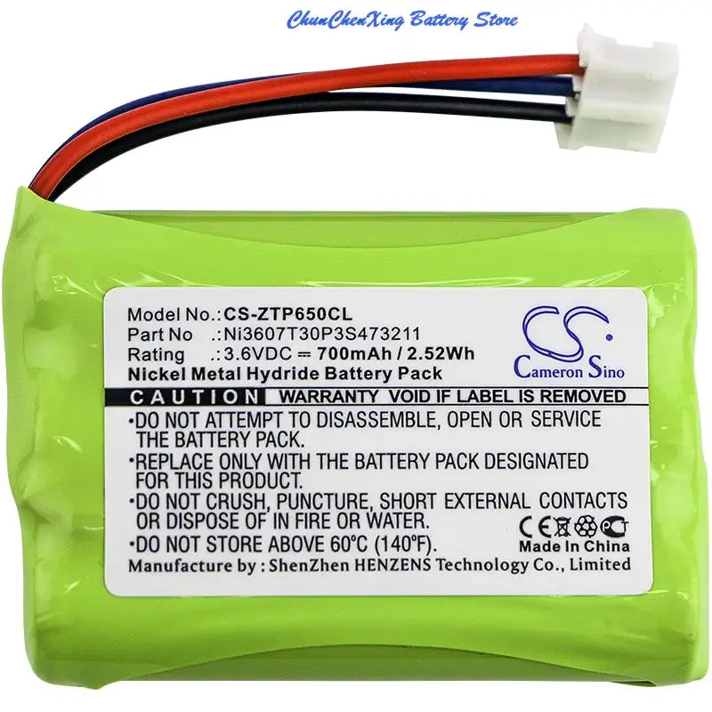 

OrangeYu 700mA Battery Ni3607T30P3S473211 for ZTE WP650, WP850
