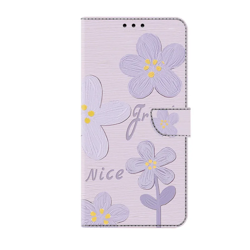 Luxurious 3D Leather Flip Phone Case Cover