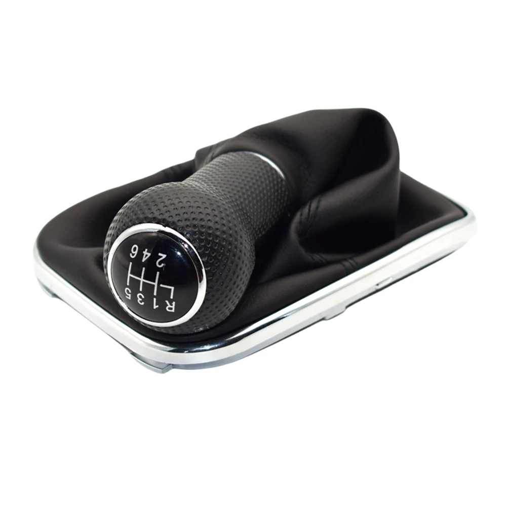 Dustproof PU Leather Car Gear Shift Collar for VW Golf