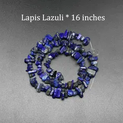 Natural Stone Beads Chips 5 - 8mm - Turquoise Strand (Lapis Lazuli)