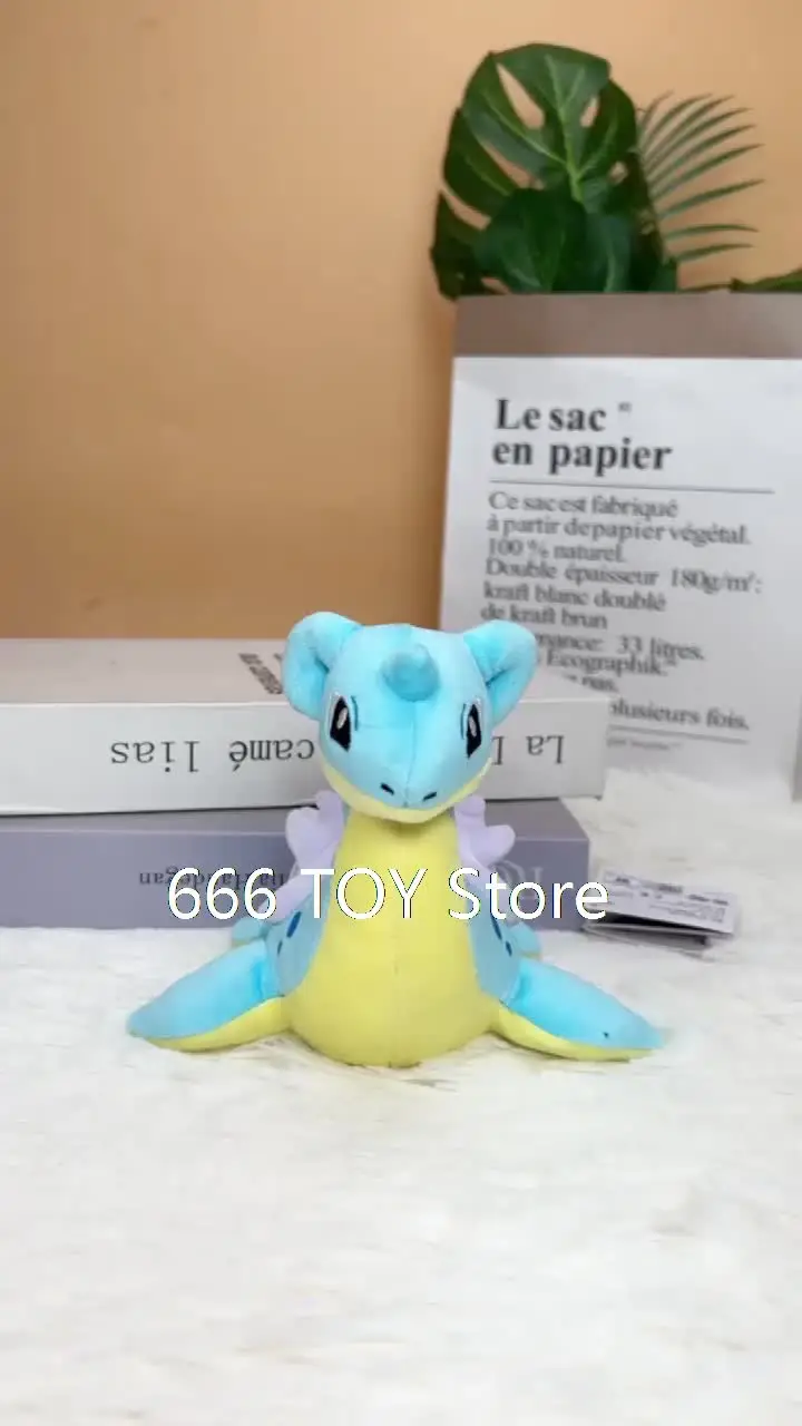 新しいアニメポケモンぬいぐるみラプラス Peluche 人形アニメ