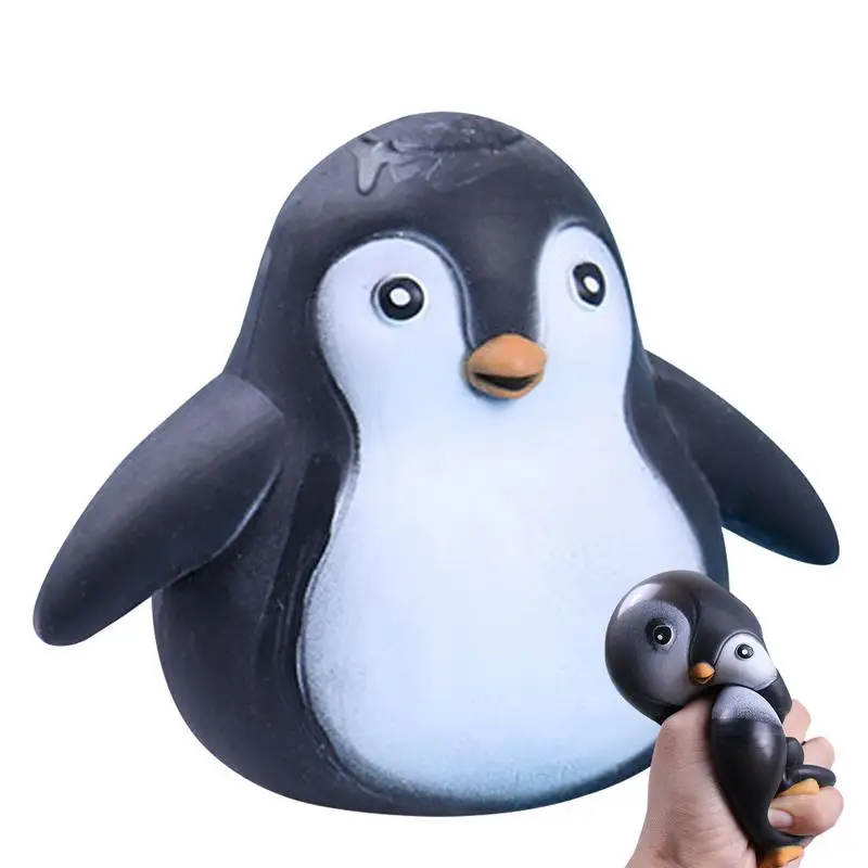 

New Penguins Stress reliever Toy Cute Decompress Flour Penguin Doll Squeeze Dough Ball Ventilation Penguin Pinch Fun Party Favor