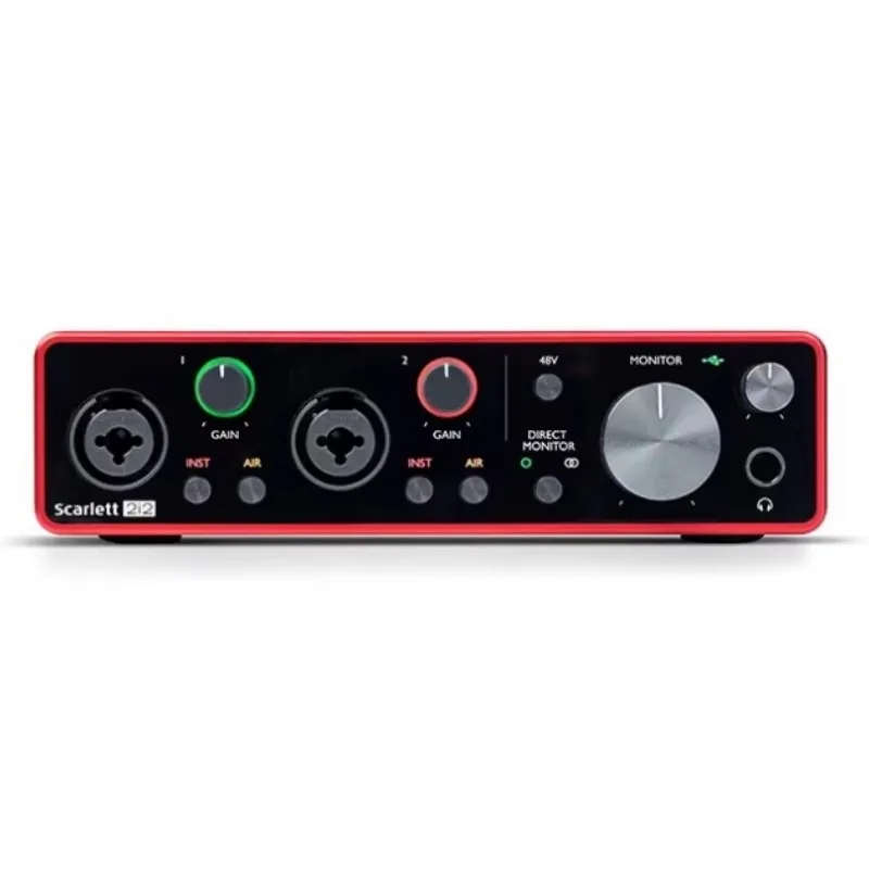 FOCUSRITE　Scarlett　２i2 オーディオインターフェース Focusrite Scarlett 2i2 (4th Gen) 2in 2out オーディオ