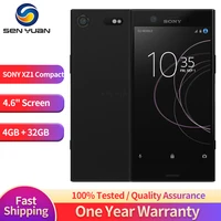 Original Sony Xperia XZ1 Compact G8441 SO-02K 4G Mobile Phone 4.6" 4GB RAM 32GB ROM Snapdragon 835 Octa-Core Andriod CellPhone 1