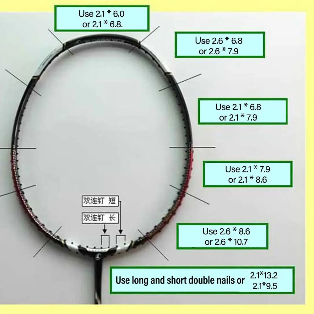 Badminton Racket Grommets Eyelets String Protector Wire Guard Tube Stringing Tools Set Single Double Wire Hole Accessories