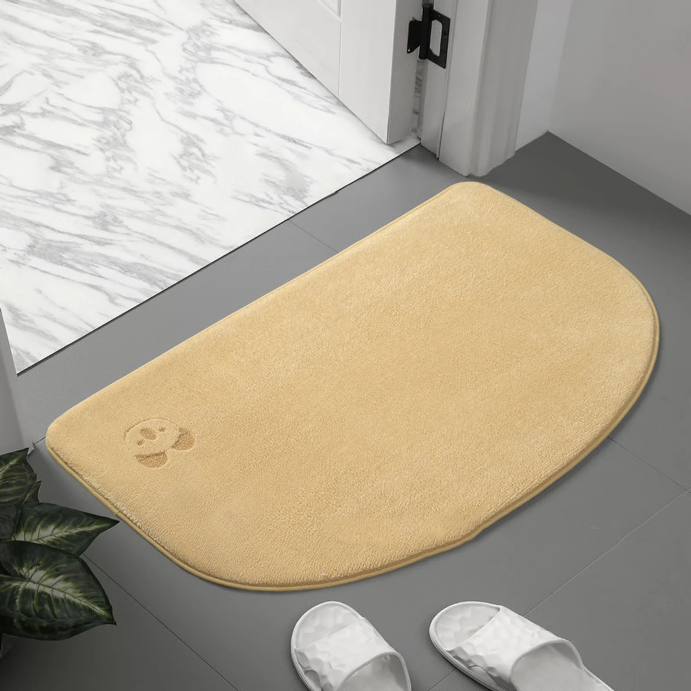 Home bathroom mat Non-slip carpet absorbable toilet Bedroom floor memory foam washable carpet Bathroom decorative ma