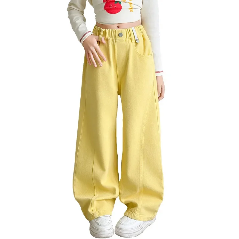 Teen Girls' Jeans 2025 Spring&autumn Children Fashion