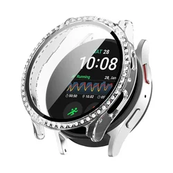 Glamorous Diamond Bling Case - Crystal Protective Bumper for Watch 5-4 40mm (Transparent)