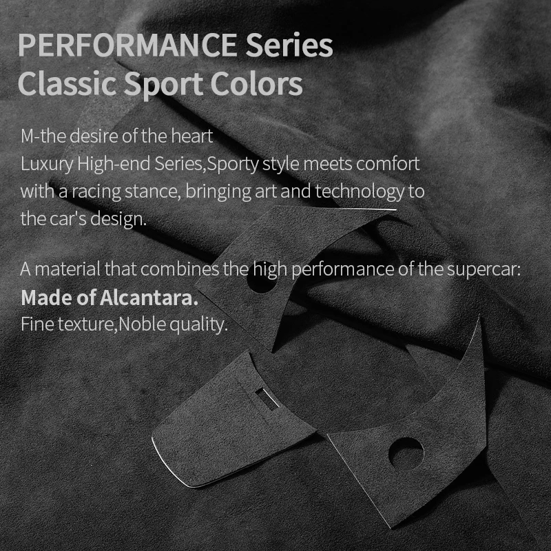 Tesla Model 3(2019-2022)/Model Y(2019-) 스티어링 휠 트림 프레임 스티커 Alcantara 자동차 인테리어 튜닝 액세서리로 제작