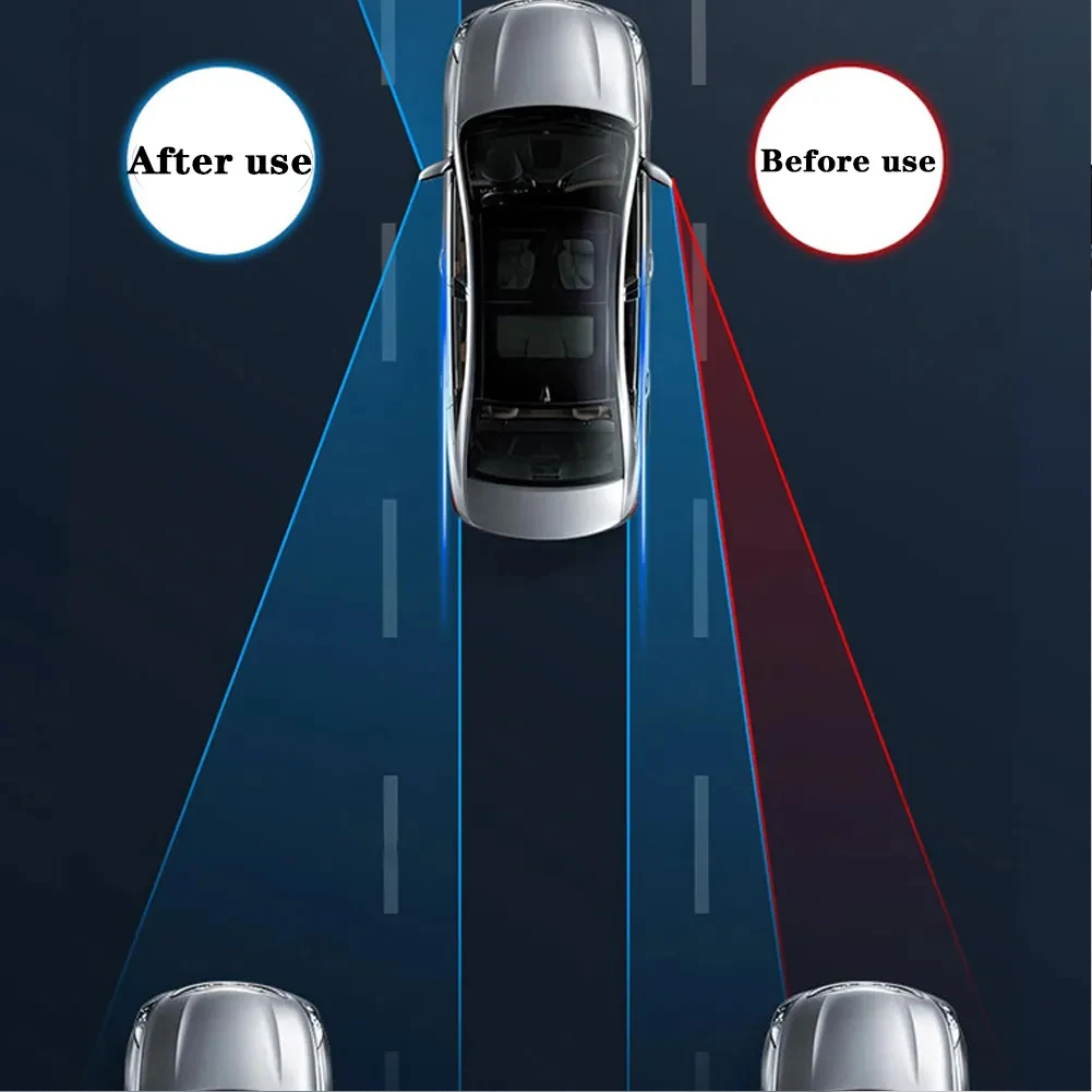 

Wide Angle Car Blind Spot Mirror DoubleSided Mirror 360 Degree Adjustable Broader Vision Increased Driving Safety