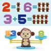 Educational Play set Monkey Balance Interactive Discover Learn Engineering STEM Weighing Scale Balance Game Math Toy for Kids 5