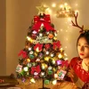 50cm Christmas Tree Set Christmas Decor With Lights Desktop Mini Christmas Tree Ornaments New Year Party Decoration Gift Navidad
