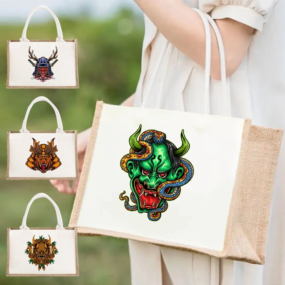 Многоразовая Джутовая сумка для покупок