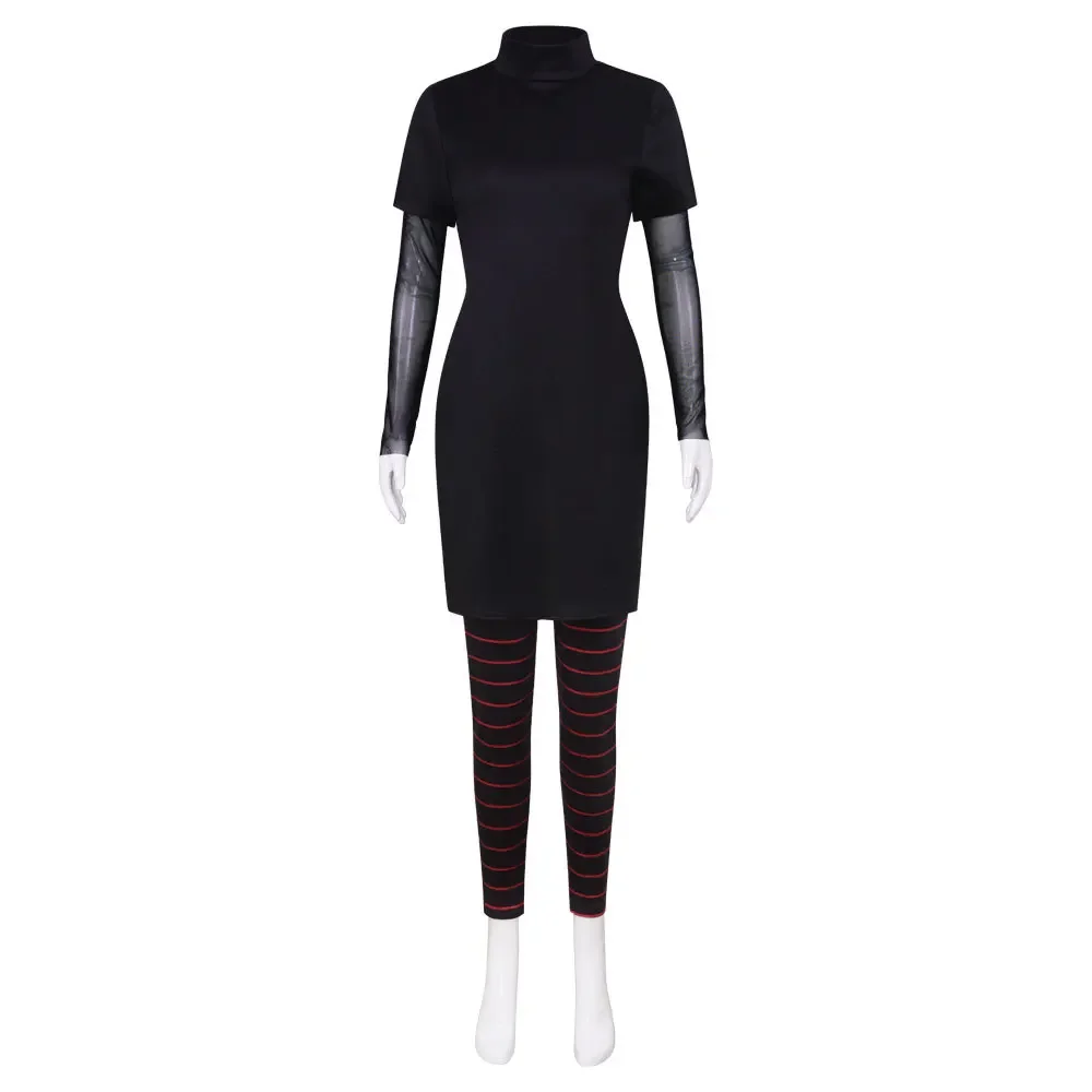 Movie Mavis Dracula Cosplay Costume Adult Women Cloak Dress Stocking Suit Halloween Party Uniform Outfit halloween costumes
