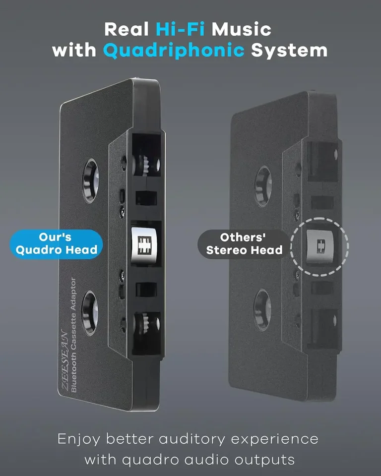 Adaptateur De Cassette Bluetooth 50 Récepteur Convertisseur De Cassette