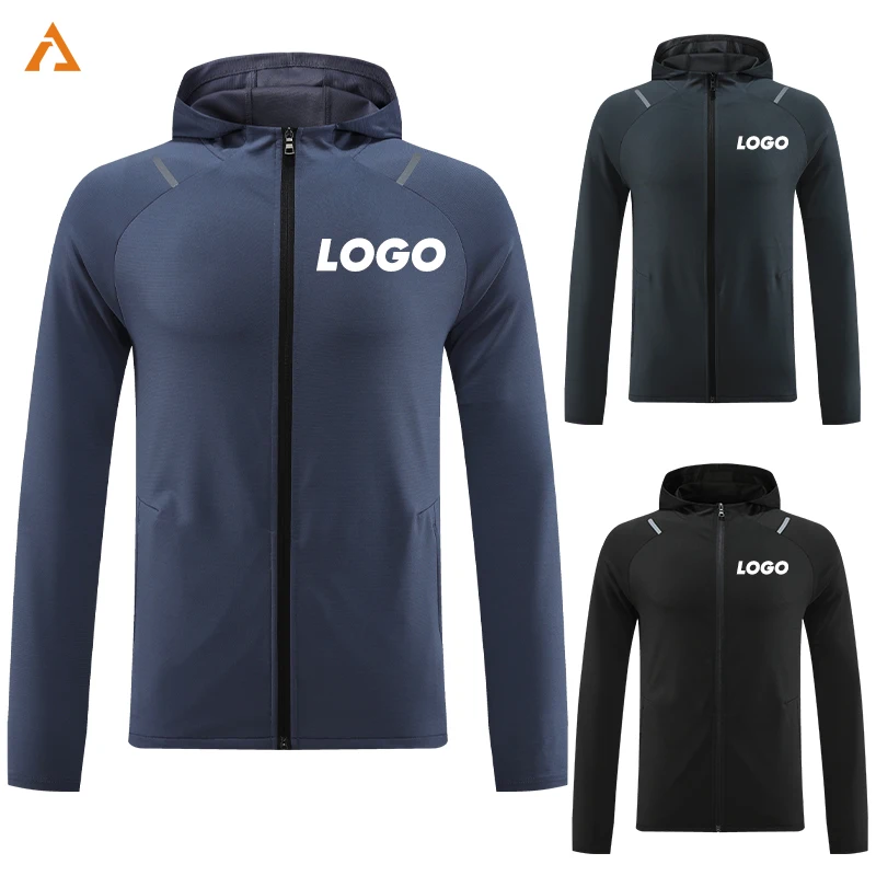 Men's Sports Tracksuit Running Training Wear Casual Tracksuit Winter Jacket Jogging W007