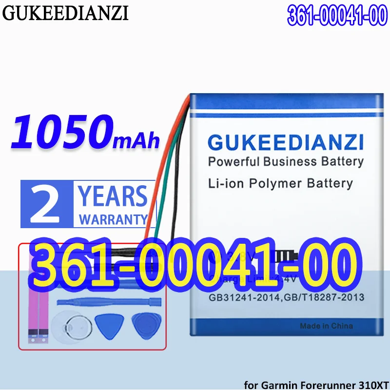 Gukeedianzi Batteria 361-00041-00 (3 Linee) 1050Mah Per Garmin Forerunner 310Xt Gps Running Sport Heart Rate Watch Repair