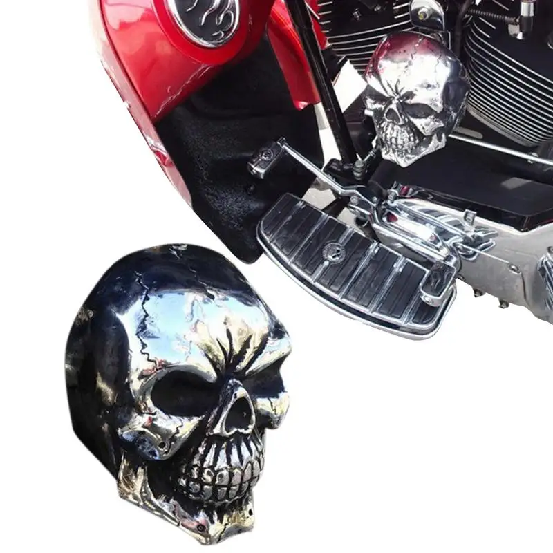 MotorcycleAccentSkullHornCoverSoftailDynaCaseForHarleys