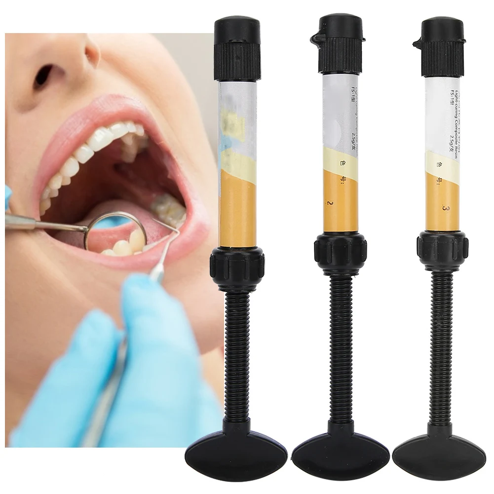

1 PCS Professional A1 A2 A3 Tooth Filling Materials Light-Curing Composite Resin Dental Syringe Dentist Materials Dental Tools