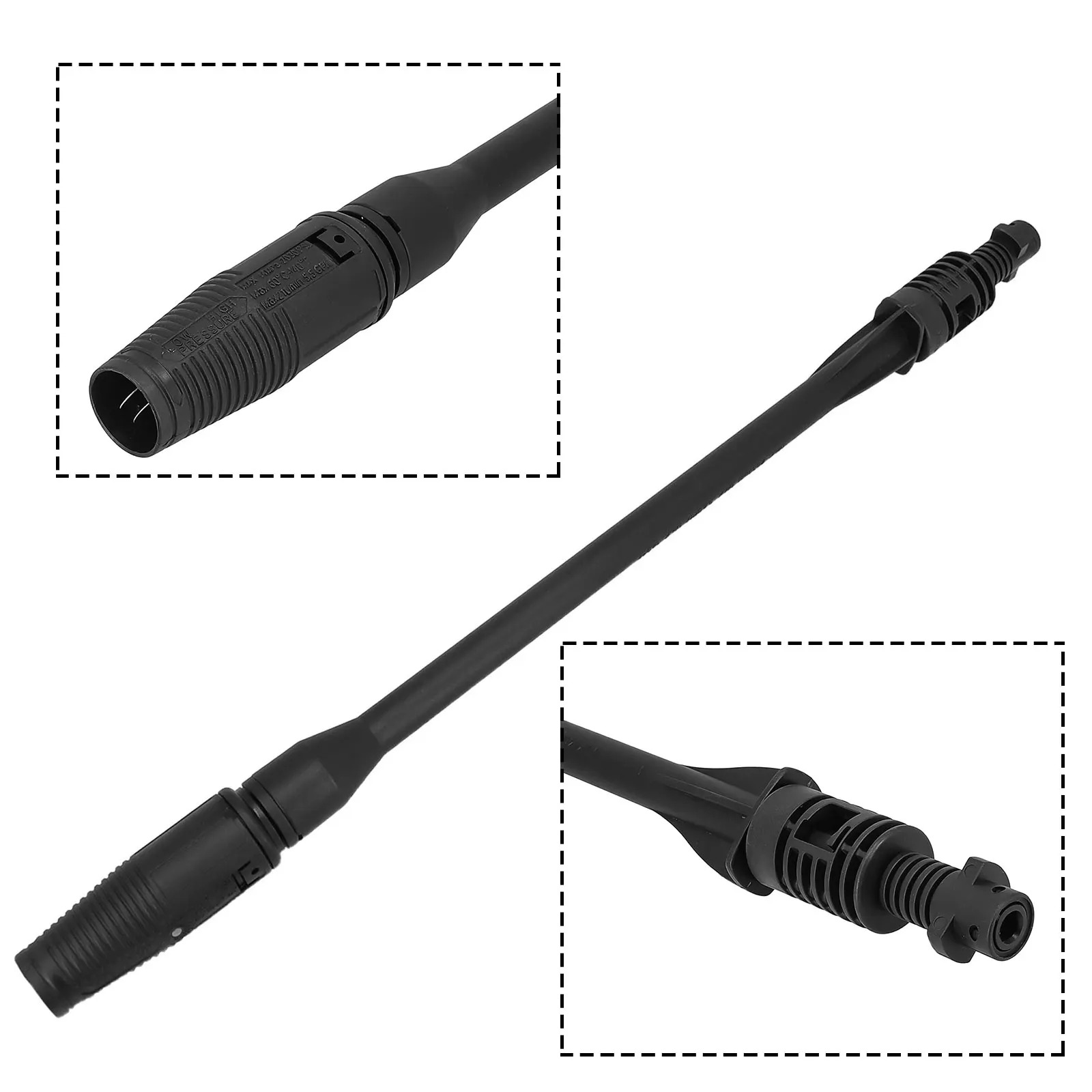 

Cleaner High-pressure Lance Nozzle Variable Jet Black K2 K3 K4 K5 K6 K7 Washer Plastic Pressure Variable Durable