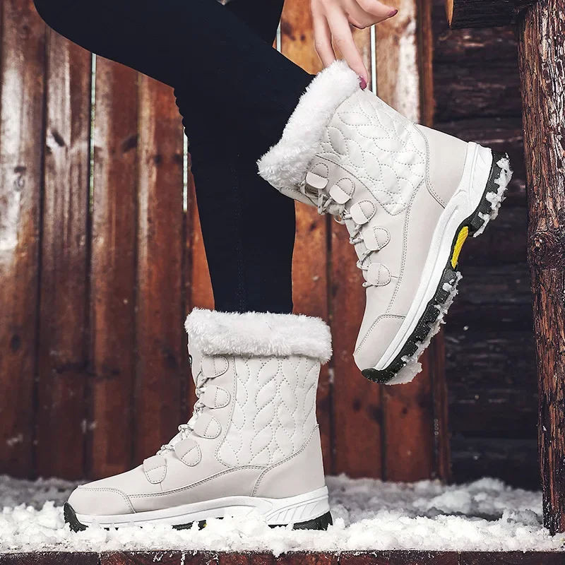 

Women's Boots Fleece To Keep Warm Thick Bottom Comfortable Wear-Resistant Non-slip Trendy All-match Explosive Style Winter Main